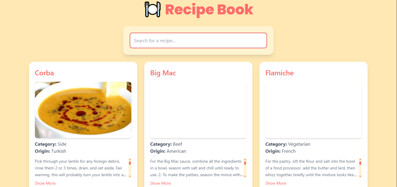 Recipe Finder